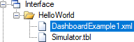 Dashboard file