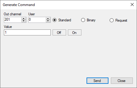 Telecontrol command