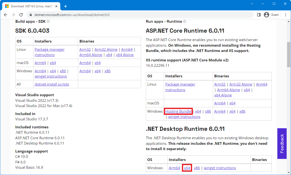 Download .NET