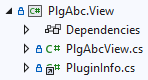 PlgAbc.View project structure