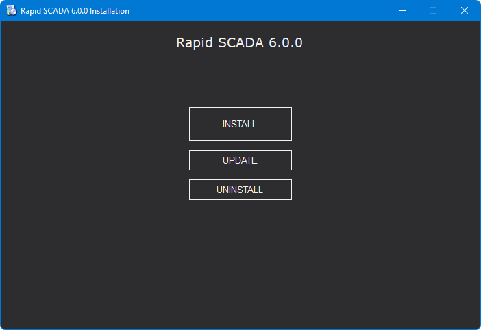 Rapid SCADA installer