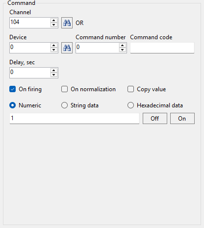 Command configuration