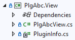 Структура проекта PlgAbc.View